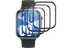 Joeyu (3 Stück Panzer Schutz Glas für Huawei Watch Fit 4，Schutzfolie，9H Härte, Anti-Schock, Blasenfrei, Kratzfest, tempered glass