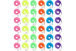 Rubywoo&chili 36 Stück Wurm Spielzeug Katze Wurm Teaser und Exerciser Katze Winkel Ersatz Magie-Wiggly Worm Magischer Wurm Interaktives Katzenspielzeug