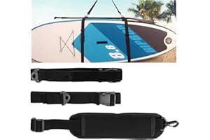 YIDM Sup Tragegurt Verstellbarer Surfboard Strap Tragegurt für SUP Board, Surfbrett Schultergurt, Kajak Tragegurt, Sup Tragegurt Verstellbarer Surfboard Strap für Kajak Surfboard Kanu SUP (Schwarz)