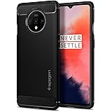 Spigen Thermoplastic Polyurethane Rugged Armor Back Cover Case for OnePlus 7T - Matte Black