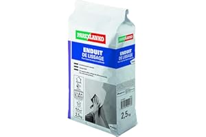 Parexlanko - Enduit de Lissage - Blanc - Lissage et surfaçage des murs intérieurs et plafonds - Excellent pouvoir couvrant - Application facile - 2,5kg