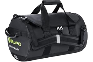 OLIFE Duffel Bag Sac à Bagages Sac de Voyage Pliable Sac Bagage à Main Bagage Cabine Sac Avion Valise Sac sous Le siège Valise Sac Weekend Homme et Femm (30L)