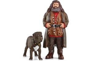 Schleich 42638 Hagrid et Crockdur, dès 6 Ans, Wizarding World - Figurine, 8 x 11,5 x 13 cm