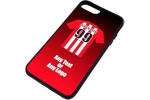 UNIGIFT Personalised Gift - Sunderland iPhone 7/8 Case (Black, Football Club Design Theme) - Any Name/Message on Your Unique - Apple TPU - The Black Cats AFC
