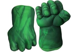 Sathychanpy 1 Paire Gants de héros pour Enfants, Gants en Peluche Doux avec Poing en Mousse, Garçon Fille Noël Cadeau d'anniversaire