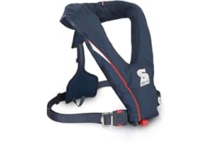 Secumar Secufit 150N Ruder- und Kanurettungsweste, Erwachsene, Wassersportler, Unisex, Rettungsweste, Rot, Blau