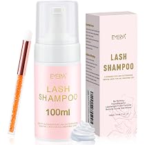 Wimpern-Reiniger Set – Mit Shampoo, Bürste & Mascara-Stab, Paraben- & Sulfatfrei, Für Wimpernverlängerungen