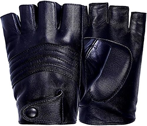 Sports Gloves Outdoor Fitness Anti-Skid Breathable Riding Semi-Finger Gloves , black , m