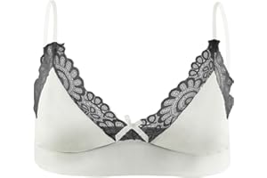 iiniim Lingerie De Nuit Homme Soutien-Gorge Dentelle Fleurs sous-vêtement Sissy Haut Bra Bretelles Bralette Clubwear Cosplay Nightewear Travesti M-XXL