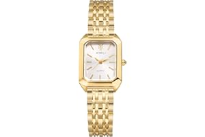 Oidea Square Womens Watch: Elegant Rectangular Bar Scale Dial Analog Quartz Bracelet Watch Detachable Strap Casual Business Dress Ladies Watches