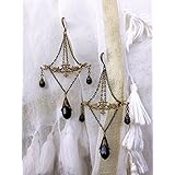 Earring in bronze Bohemian Victorian