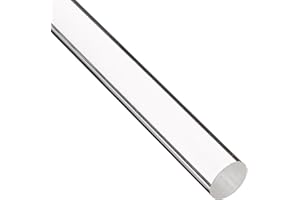 Zeekio Acrylic Lucite Rod Dowel - One 3/4 (19.05mm) x 24"(610mm) (Clear)