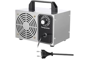 Generador de Ozono Geevorks Ozonizador 32000 mg/h,0-60min Purificador de Aire con Temporizador,220V Máquina de Ozono,Máquina 