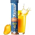Fast&Up Reload (5 Litres) Low Sugar energy drink for Instant Hydration - 20 Effervescent Tablets with all 5 Essential Electrolytes + Added Vitamins - Certified Electrolytes Drink - Mango flavour