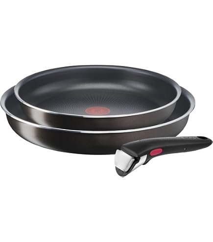 Tefal Ingenio Padella 26 Cm Antiaderente – Impilabile, Induzione, Made In France – Manico Rimovibile E Lavastoviglie