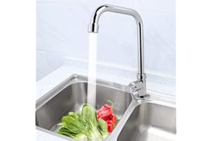 Outbit Faucet - Grifo de cocina de agua fría de aleación cepillada G1/2"con agua fría para cocina, baño, etc.