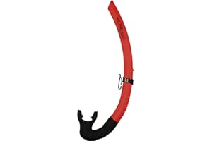 EPSEALON - Tuba Seaquest - Spécialement Conçu pour la Chasse sous-Marine - Semi-Rigide - Tube Rond 20 mm - Embout en Silicone Hypoallergénique