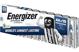 Energizer Ultimate Lithium - Pack de 10 pilas Ultimate Lithium AA