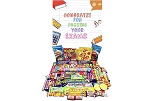 BAKING FRIENDS Passing exams Pick n Mix The Ultimate Retro Sweet Selection 70s 80s Box Sweet Hamper -Present Gift Graduation Results Day Well Done Congratulations Well Done
