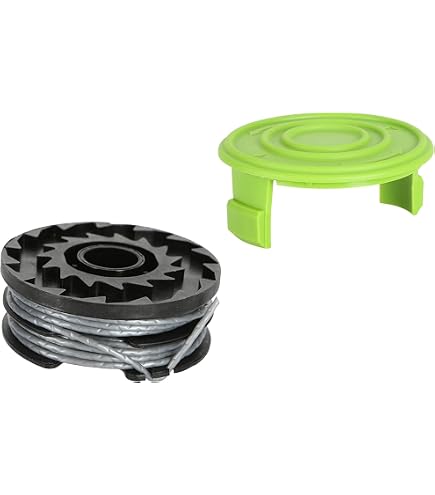 Ersatz-Spulendeckel Für Greenworks Trimmer – Passt Auf 29092 Spule, 2 Stück, Aus Schlagfestem ABS