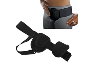 CPJJ cintura per ernia inguinale, cintura flessibile per ernia inguinale, ernia inguinale regolabile, per inguine e ernie inguinali (nero)