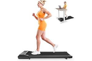 ‎LACUFFY Walking Pad Raceable Lacuffy 2,5 HP, Max 136kg Laufband für Zuhause, Laufband Schreibtisch mit Smart App-Steuerung, Treadmill mit Trainingseinheiten und Multiplayer-Laufwettbewerben