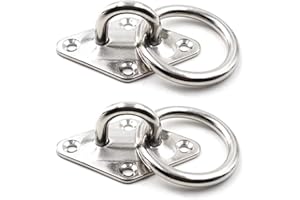 SEERAPHEE M8 5/16" Ancrage résistant de crochet de mur de plafond acier inoxydable 304 (2 Pièces)