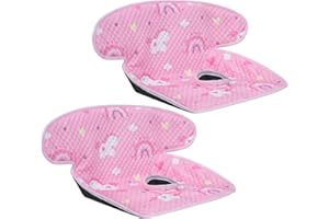 Babenest Car Seat Piddle Pad, Kids Car Seat Protector for Potty Training, Waterproof Carseat Liner for Toddlers, Baby and Infants,360 Dry Seat for Carseats Strollers (Pink, 2 PCS)
