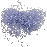 Serhat Aksesuar ve El İş&ccedil;ilik 08 Kum Şeffaf Mavi Boncuk 3 mm (90 Gr)