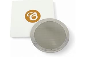 EDESIA ESPRESS Permanent Reusable Replacement 63mm Filter Disc for Aerobie Aeropress - 35 Micron Filtration