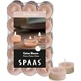 Bougies Chauffe-plat Spaas Parfum Vanille - Lot De 12, Durée ±10h | Ambiance Chaleureuse Et Relaxante