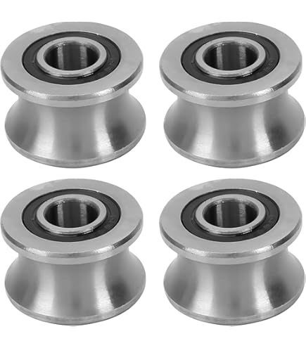 Cuscinetti A Sfere Con Guida A Scanalatura - 4 Pezzi Per Macchine Industriali E Ufficio - Foto 7