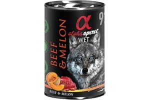 Alpha Spirit Canine Adult Ternera Melon - Lata 400 g