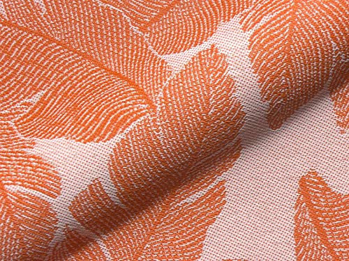 Raumausstatter.de - Tela para Muebles, 750 Hojas, Color Naranja, Tela Resistente para Coser y tapizar, para Interior y Exterior con protección Antimanchas