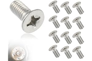 EMEZDDO Empezando 12 piezas de tornillos de rotor para discos de freno de coche,tornillo de disco de freno de acero inoxidable,perno de rotor de freno,93600-06014-0H Tornillo,compatible con Honda auto