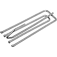Aoliandatong 40 Pack Metal Curtain Hooks - Pinch & Pencil Pleat Hooks, Heavy Duty Zinc