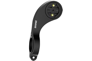 iGPSPORT M80 Soporte de Bicicleta Delantero extendido Compatible con computadora de Bicicleta Garmin Edge 200,500,510,520,800,830,1000,1030