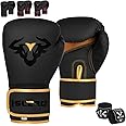 Islero EVO Fitness Matte Black Boxing Gloves Men Punch Bag Women Pink MMA Muay Thai Martial Arts Kick Boxing Sparring Training Fighting Gloves With Hand Wraps