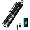Wurkkos TS22 Torches LED Super Bright Rechargeable, Flashlight 4500 Lumens XHP70.2 LED Torch with Auto Lock, IPX68 Waterproof Torch, EDC Torch with Magnetic End Cap, 6 Lighting Modes