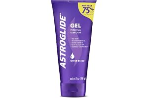 Astroglide Water Based Lube (7oz), Ultra Gentle Gel Personal Lubricant for l and Sex, Stays Put with No Drip, Sex Lube, Long-Lasting for Men, Women and Couples, Safe for Toys