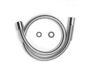 POUGEO Pre Rinse Hose for Pull Out Kitchen Spray Replacement Kit/Commercial Sink Mixer Tap/Dish Rinser - Inner Hose of PEX - Stainless Steel (Length 38Inch)