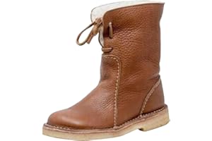 Generisch Winterschuhe Damen GefüTtert Schneestiefel Winterstiefel WäRme GefüTtert Wildleder Stiefeletten Schuhe Winterboots Mit Seitlichem ReißVerschluss Wasserdicht Outdoor Warm Stiefeletten