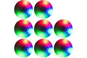 SyangKaitian 8 Piece Upgrade Light up Roller Skate Wheels, Inline Skate Wheels with 16 Bearings LED Light Up Wheels Indoor Outdoor Roller Skate Wheels