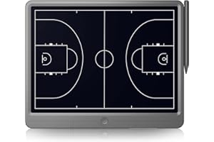‎TUGAU TUGAU LCD Elektronisch Coach Tactical Board Basketball, Fußball, Hockey, Baseball, Tennis Löschbarem Coach Zeichenblöcke für Taktische Anleitungen und Trainingstools vor dem Spiel
