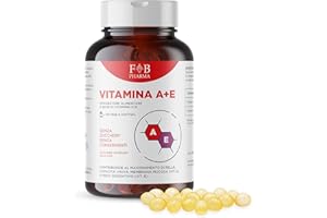 F B PHARMA FB PHARMA - Integratore di VITAMINA A 1000mcg + VITAMINA E 47mg - 180 perle in SOFT GEL - per mantenimento VISTA, PELLE, CAPELLI normali - Formula studiata in Italia