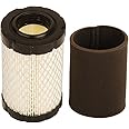 Carkio Air Filter with Pre Filter Compatible with Briggs and Stratton 796031 594201 591334 Pre Filter 797704 Compatible with John Deere MIU1303 GY21435 MIU13963