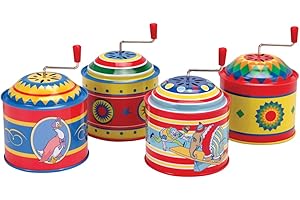 Tobar SC-TMB TIN Music Boxes, Assorted Designs and Colours