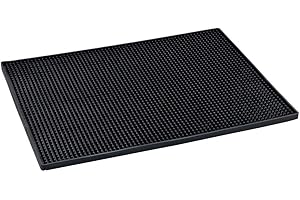 WENKO Tapis Egouttoir, Egouttoir Vaisselle, Maxi, 40x30 cm, Noir