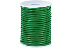 WEICLIANHP Fil de Jardin Vert 3,5 mm x 20 m, Cordon Torsadé Souple pour Attacher Les Plantes, Idéal pour Tomates, Plantes Grimpantes, Vignes et Arbustes – Liens Pratiques pour Jardinage