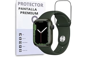 REY 3D Oraniacza Ekranu do APPLE WATCH SERIES 7 (41mm) - APPLE WATCH SERIES 8 (41mm), Czarny, szkło folia, 3D / 4D / 5D